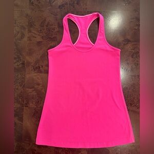 💖 Lululemon Cool Racerback Tank Top (Nulu) in Size 10 Hot Pink